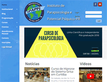 Tablet Screenshot of ipappicuritiba.com.br